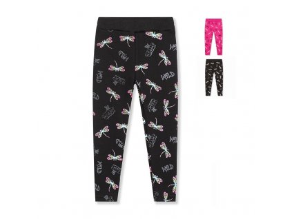 Hřejivé dívčí legíny s vážkami pro pohodlí a radost v každém kroku