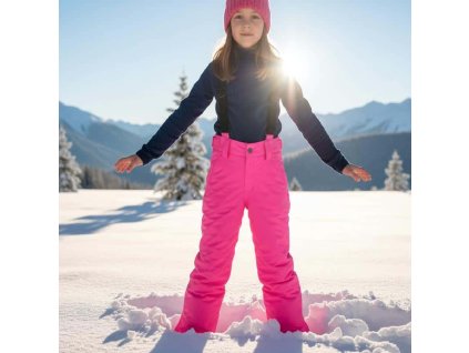 Lyžařské kalhoty dívčí ideální na svah