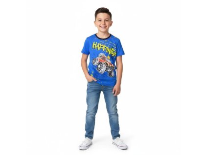 Chlapecké tričko s motivem čtyřkolky – krátký rukáv