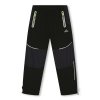 Zateplené šusťákové kalhoty pro kluky ve velikostech 140-170 barva černo zelinkavá
