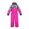 Dívčí zimní kombinézy s veselým motivem tučňáků