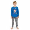 Chlapecké vánoční pyžamo modré