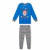 Dětské Vánoční pyžamo modro šedá