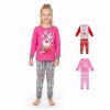 Dívčí vánoční pyžamo se sobem – fosforeskující a 100% bavlna