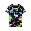 Chlapecké tričko s dinosaury HC9340 tmavě modrá