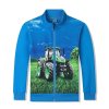Chlapecké mikiny s traktorem FM7063 modrá