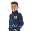 Chlapecké mikiny se stojáčkem rozepínací na zip tmavě modrá