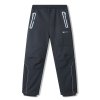 Černé dětské softshellové kalhoty s fleecem – zateplené kalhoty pro kluky i holky