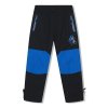 zateplené dětské kalhoty pro kluky černo modré