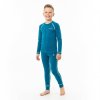 Dětské funkční termoprádlo Klimatex ROKI barva smaragdová – teplo a radost z pohybu