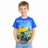 Chlapecké tričko s nakladačem modrá