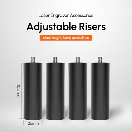 ALAR10 AlgoLaser nožičky pre laserovú gravírku 10cm, ALRS1.0 1