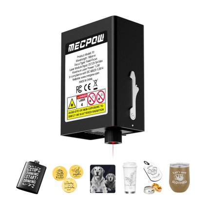 Mecpow R1 1064nm 1,2W IR laserový modul na gravírovanie kovu a plastu 1