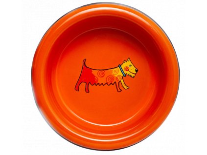 smaltovana miska pes oranzova 4 removebg preview