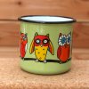 2873 1 svetle zeleny hrnek se sovou