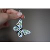 butterfly keychain from enamel