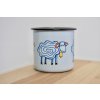 sheep enamel mug