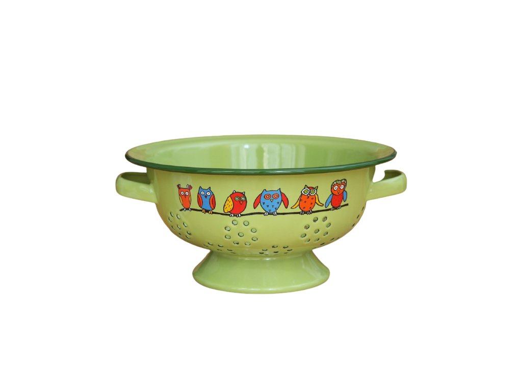 Enamel colander deals