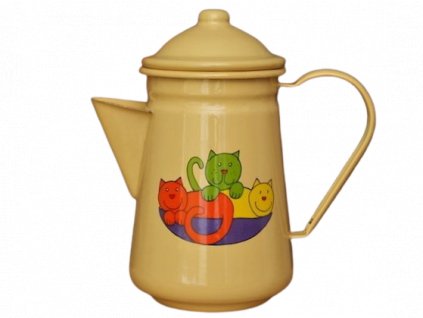 1008 coffee pot with cats
