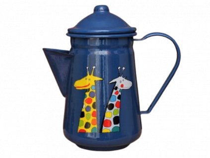 1014 coffee pot with giraffe