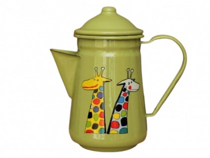 1017 coffee pot with giraffe