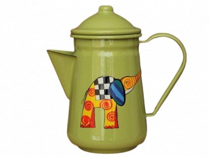 1041 coffee pot with elephant