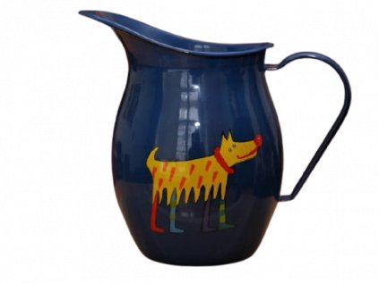 1191 pitcher with a dog