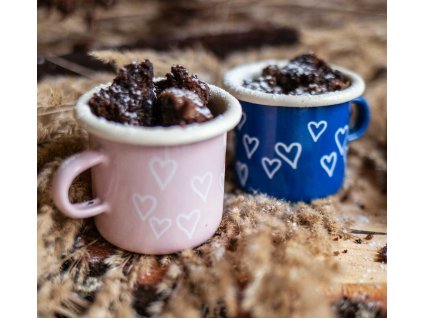 Enamel mini espresso mugs valentines day gift for two