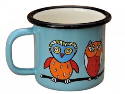 1401 mug with an owl