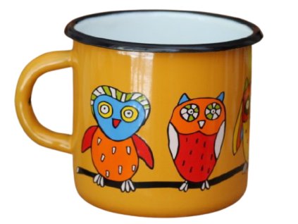 1497 mug with an owl