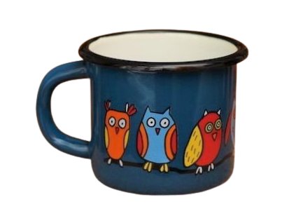 1545 mug with an owl