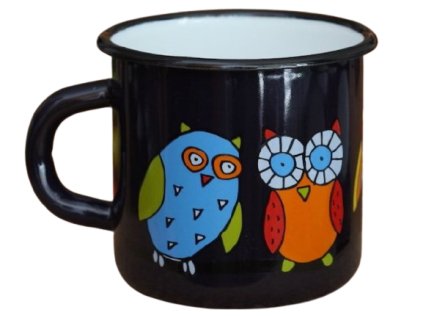 1569 mug with an owl