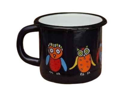 1641 mug with an owl