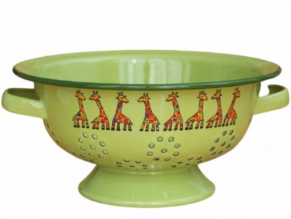 1995 colander giraffe green