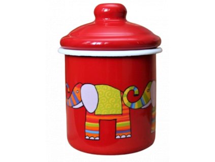 2144 red sugar bowl elephant
