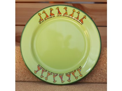 2345 3 plate green giraffe