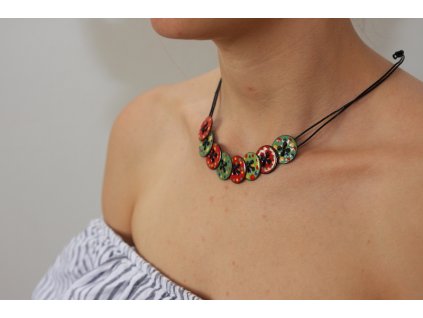 239 button necklace