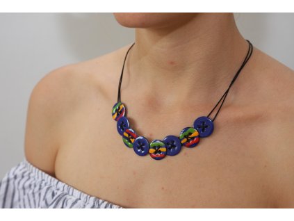 242 button necklace