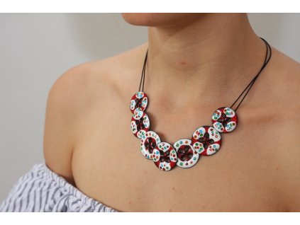 269 button necklace