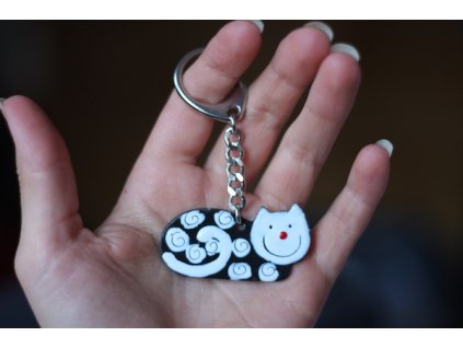 287 keychain cat