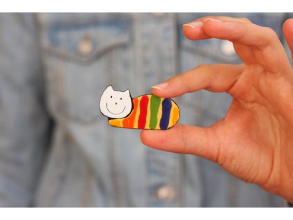 305 brooch cat