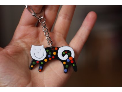 380 keychain cat