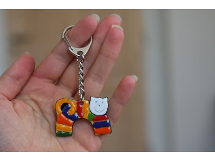 383 keychain cat