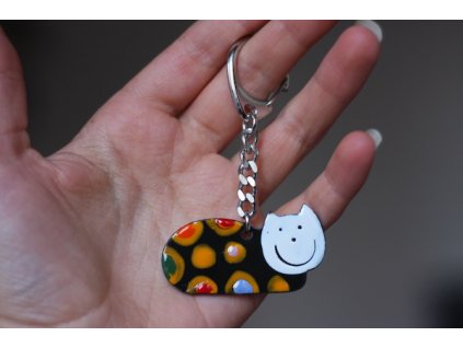 386 keychain cat