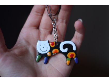 389 keychain cat