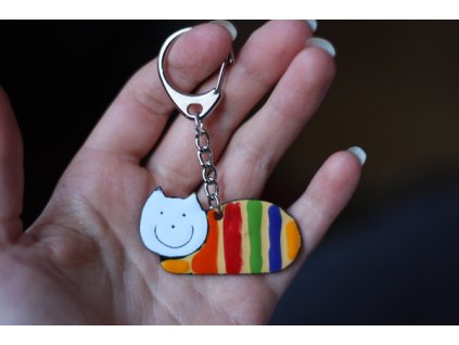 392 keychain cat