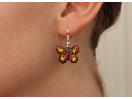 497 butterfly earrings