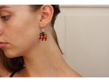 521 elephant earrings