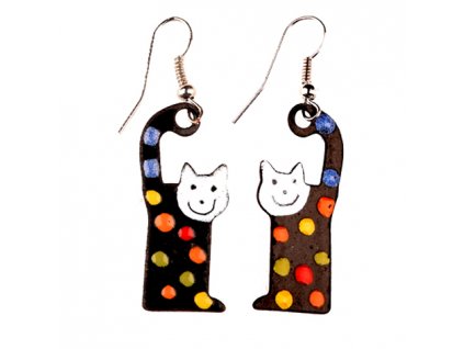 524 cat earrings