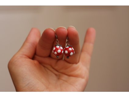 584 earrings ball